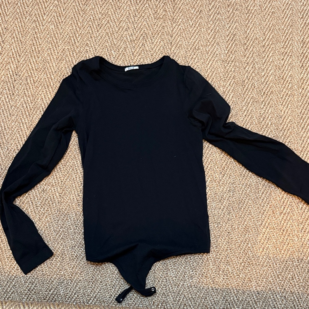 Wolford Black Long Sleeve Bodysuit